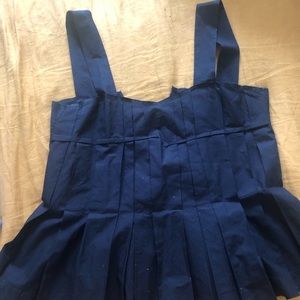 Black pleated Marni blouse